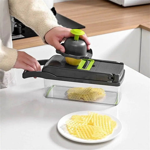 12 - 16pcs Multifunctional Vegetable Cutter & Slicer Set. - 3sung llc