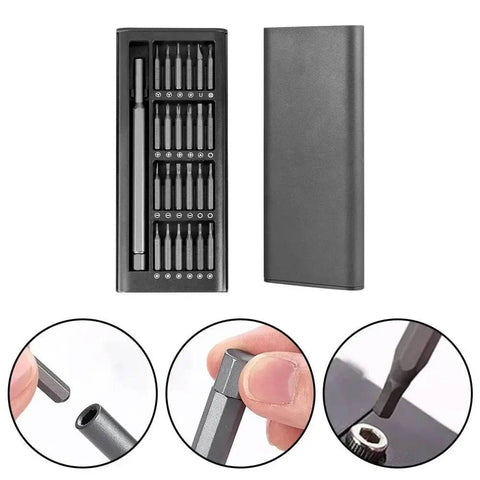 25 - in - 1 Precision Screwdriver Set with Magnetic Bits. - 3sung llc