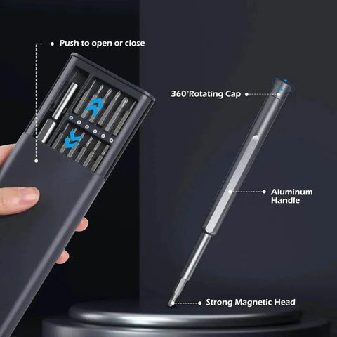 25 - in - 1 Precision Screwdriver Set with Magnetic Bits. - 3sung llc