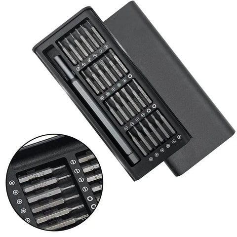 25 - in - 1 Precision Screwdriver Set with Magnetic Bits. - 3sung llc