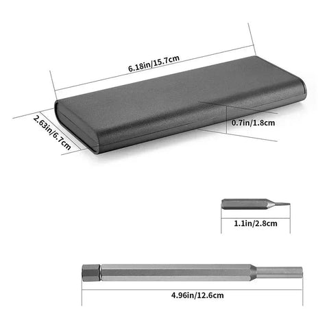 25 - in - 1 Precision Screwdriver Set with Magnetic Bits. - 3sung llc