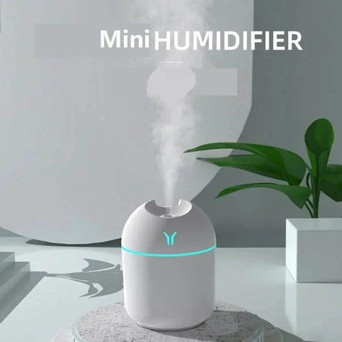 250ML USB Mini Humidifier & Essential Oil Diffuser with LED Light. - 3sung llc