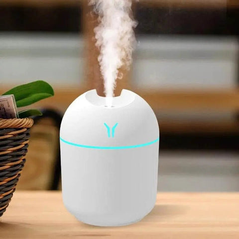 250ML USB Mini Humidifier & Essential Oil Diffuser with LED Light. - 3sung llc
