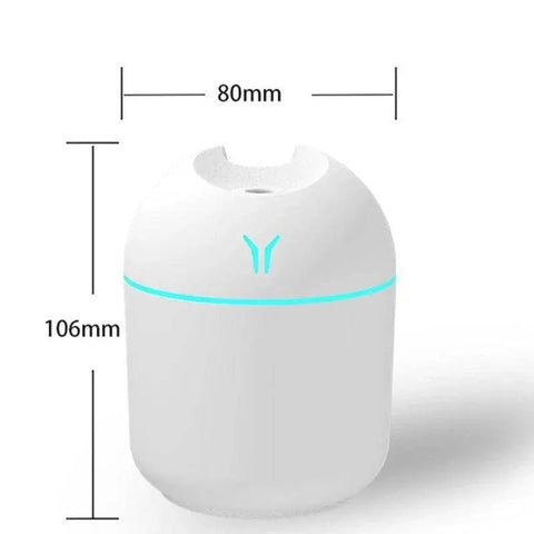 250ML USB Mini Humidifier & Essential Oil Diffuser with LED Light. - 3sung llc