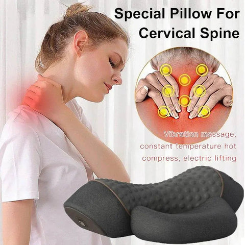 3 - in - 1 Neck Massager Pillow with Heat & Vibration. - 3sung llc