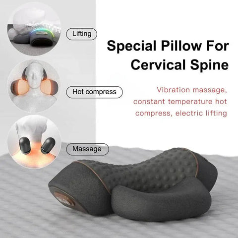 3 - in - 1 Neck Massager Pillow with Heat & Vibration. - 3sung llc