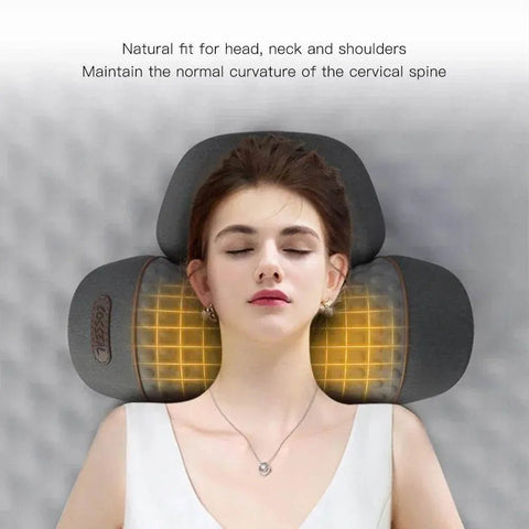 3 - in - 1 Neck Massager Pillow with Heat & Vibration. - 3sung llc