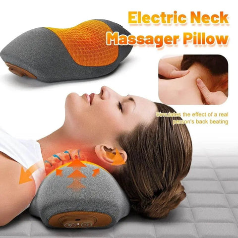 3 - in - 1 Neck Massager Pillow with Heat & Vibration. - 3sung llc