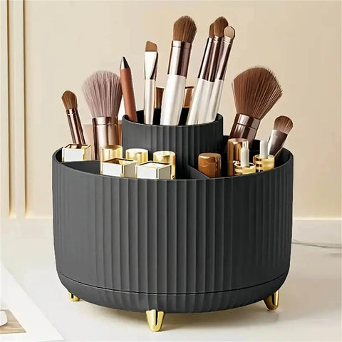 360° Rotating Makeup Organizer with 5 Compartments - 3sung llc