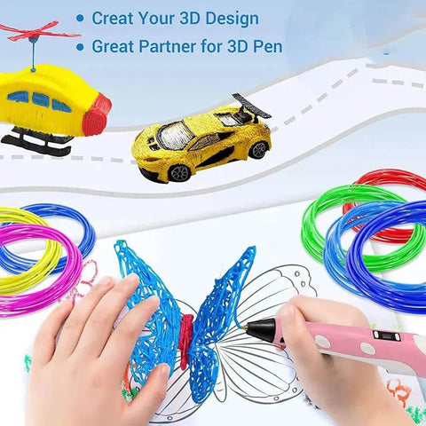 3D Printing Pen for Kids with LCD Screen & PLA Filament. - 3sung llc