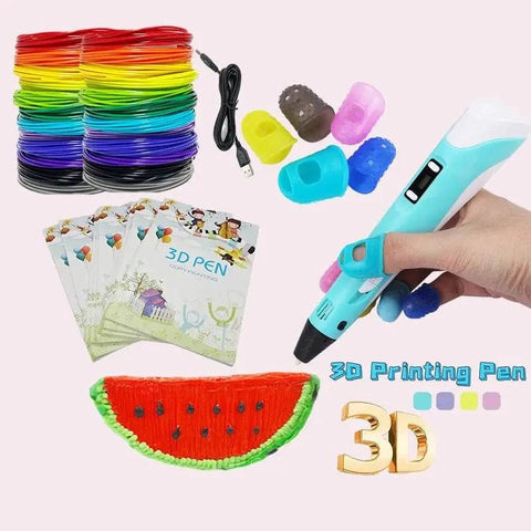 3D Printing Pen for Kids with LCD Screen & PLA Filament. - 3sung llc