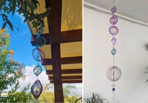 3D Rotating Tree of Life Wind Chime & Spinner. - 3sung llc
