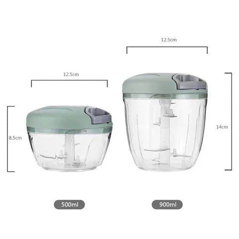 500/900ML Manual Meat Mincer & Vegetable Chopper. - 3sung llc