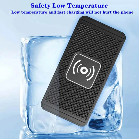 Fast Wireless Car Charger with Silicone Pad for iPhone & Samsung. - 3sung llc