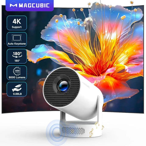 Magcubic HY300 Pro+ 4K WiFi6 Android 11 Projector, 260 ANSI. - 3sung llc
