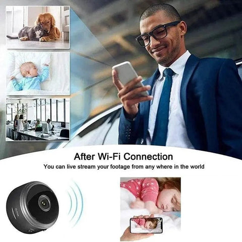 A9 WiFi Mini Camera for Home Monitoring of Pets & Infants. - 3sung llc