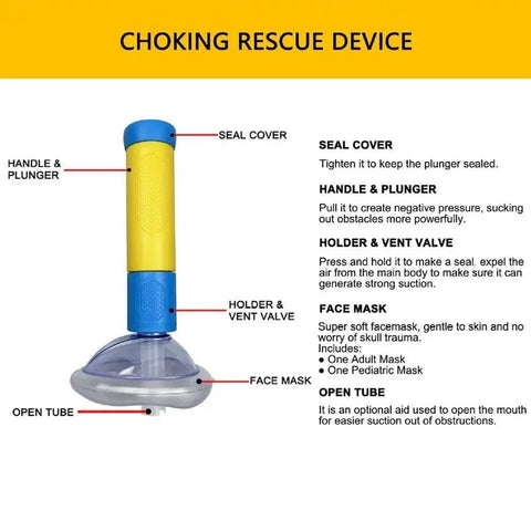 Auto CPR & Choking Rescue Device for Adults and Children. - 3sung llc