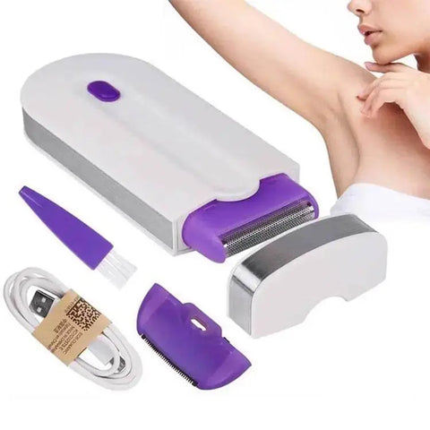 Blue-Light Epilator for Women - Automatic Hair Remover for Face, Legs, Bikini. - 3sung llc