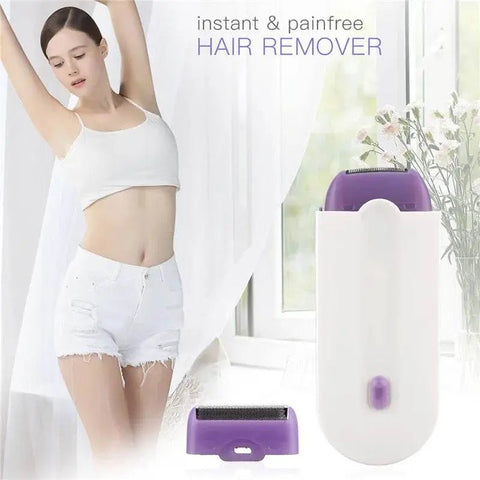 Blue - Light Epilator for Women - Automatic Hair Remover for Face, Legs, Bikini. - 3sung llc