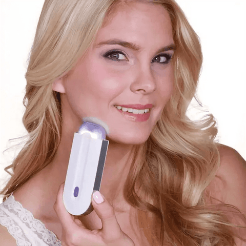 Blue - Light Epilator for Women - Automatic Hair Remover for Face, Legs, Bikini. - 3sung llc