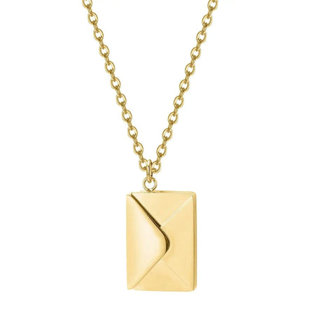 Customized Love Letter Envelope Necklace - Stainless Steel Jewelry. - 3sung llc