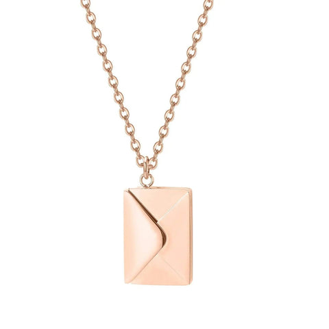 Customized Love Letter Envelope Necklace - Stainless Steel Jewelry. - 3sung llc