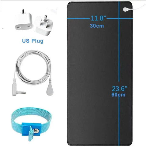 Earthing Mat with Wristband for Anxiety Relief & Better Sleep. - 3sung llc