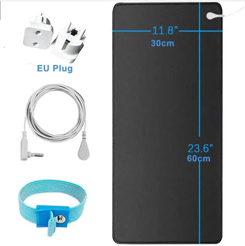 Earthing Mat with Wristband for Anxiety Relief & Better Sleep. - 3sung llc