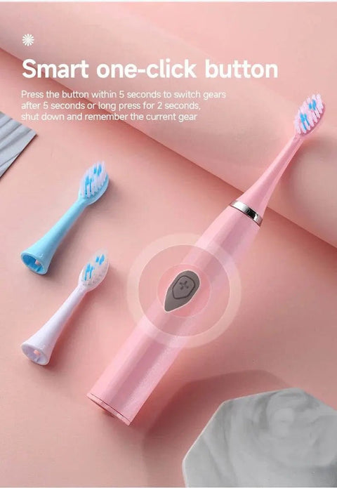 Electric Toothbrush for Adults with Soft DuPont Bristles - 3sung llc
