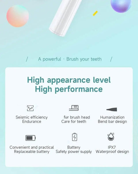 Electric Toothbrush for Adults with Soft DuPont Bristles - 3sung llc