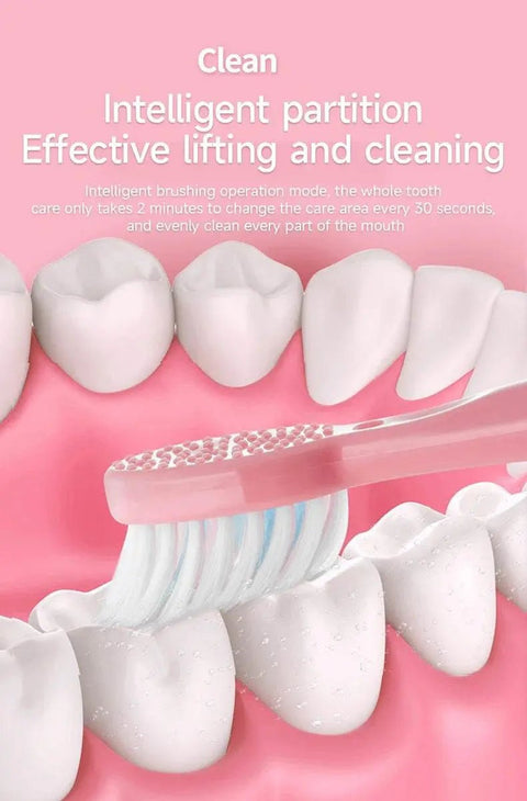 Electric Toothbrush for Adults with Soft DuPont Bristles - 3sung llc