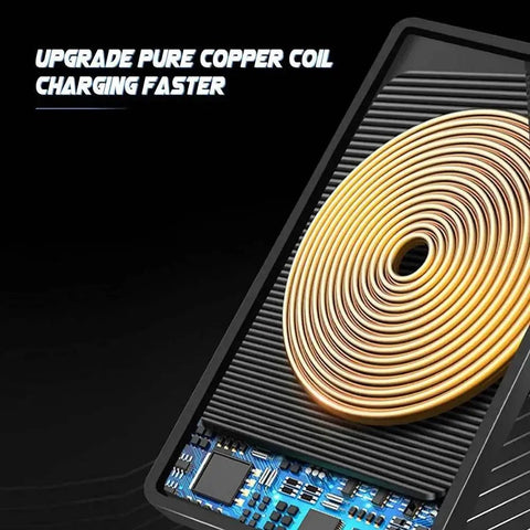 Fast Wireless Car Charger with Silicone Pad for iPhone & Samsung. - 3sung llc