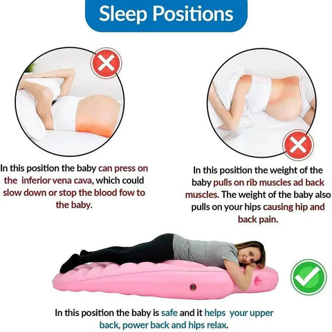 Inflatable Pregnancy Mat for sleep and yoga. - 3sung llc