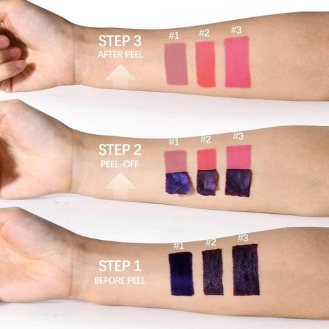 Korean Matte Lip Tint - Long Lasting, Waterproof, Peel - Off - 3sung llc