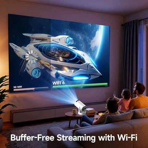 Magcubic HY300 Pro+ 4K WiFi6 Android 11 Projector, 260 ANSI. - 3sung llc
