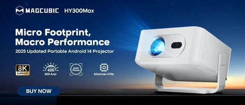 Magcubic HY300 Pro+ 4K WiFi6 Android 11 Projector, 260 ANSI. - 3sung llc
