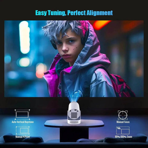 Magcubic HY300 Pro+ 4K WiFi6 Android 11 Projector, 260 ANSI. - 3sung llc
