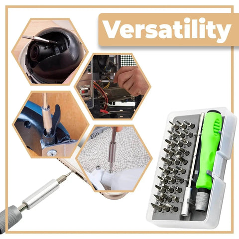 Mini 32 - in - 1 Magnetic Precision Screwdriver Set - 3sung llc