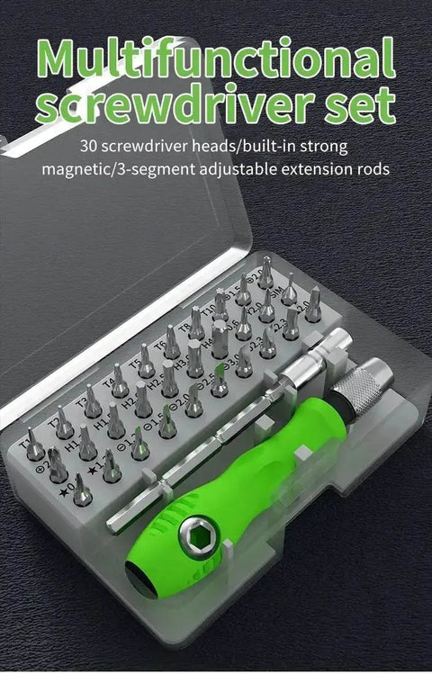 Mini 32 - in - 1 Magnetic Precision Screwdriver Set - 3sung llc