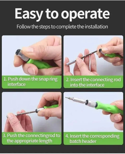 Mini 32 - in - 1 Magnetic Precision Screwdriver Set - 3sung llc