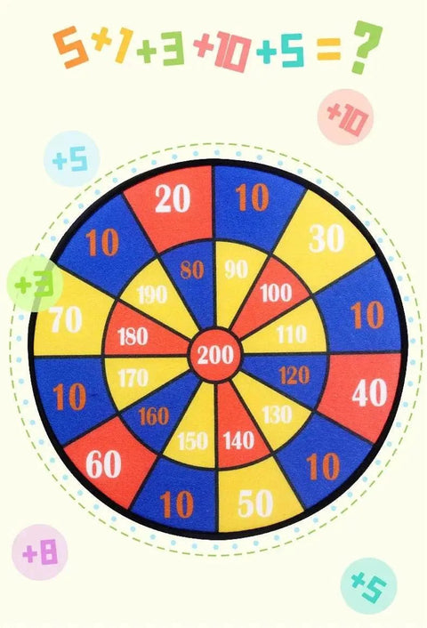 Montessori Educational Dart Board Game for Kids 3 - 7 Years - 3sung llc