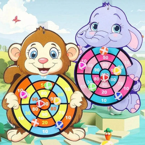 Montessori Educational Dart Board Game for Kids 3 - 7 Years - 3sung llc