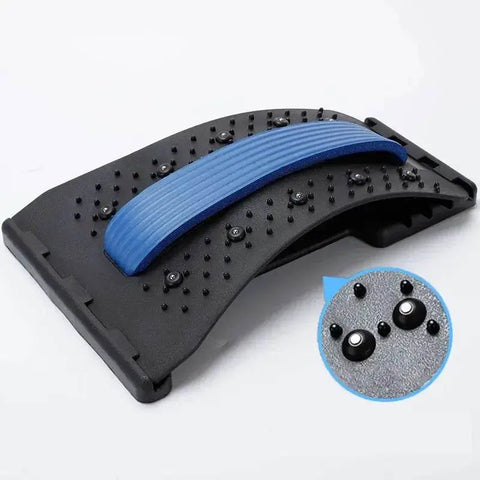 Multi-Level Adjustable Back Stretcher for Lumbar & Neck Pain. - 3sung llc