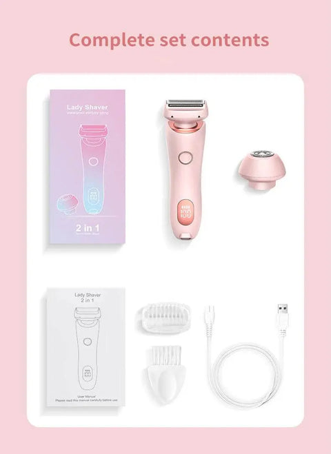 Painless Facial & Bikini Hair Trimmer for Women - Waterproof. - 3sung llc