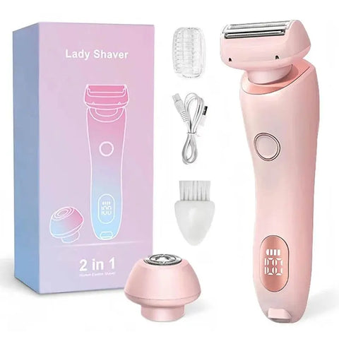 Painless Facial & Bikini Hair Trimmer for Women - Waterproof. - 3sung llc