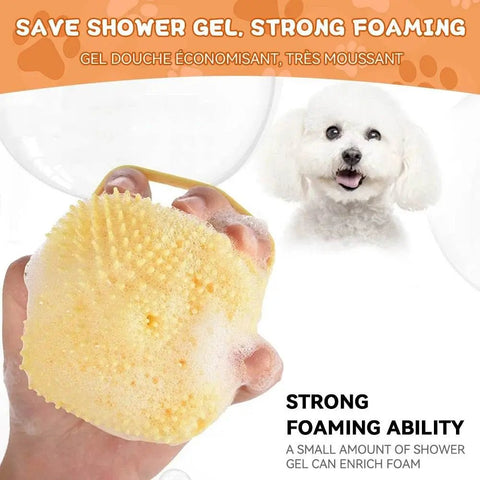 Pet Bath Brush with Shampoo Dispenser for Dogs & Cats. - 3sung llc