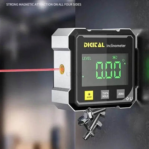 Pocket Digital Level & Inclinometer with Magnetic Base. - 3sung llc