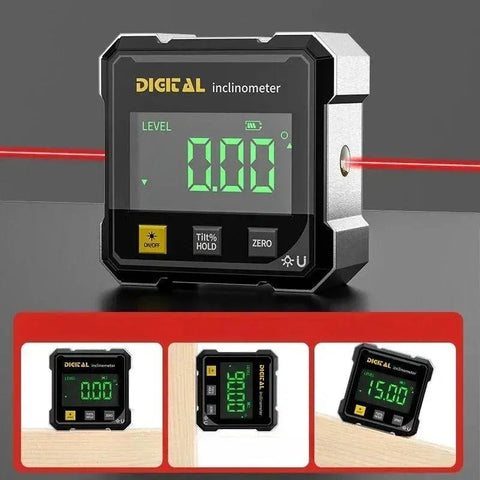 Pocket Digital Level & Inclinometer with Magnetic Base. - 3sung llc