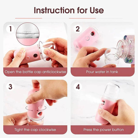 Portable Mini Facial Steamer - 3sung llc
