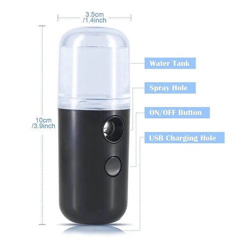 Portable Mini Facial Steamer - 3sung llc